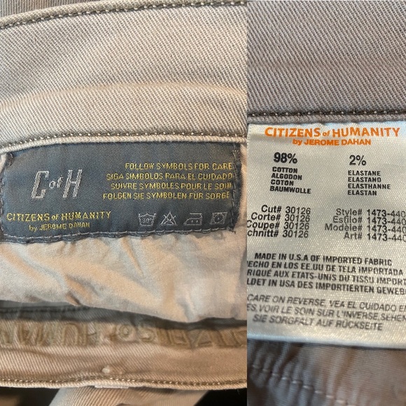 Citizens of Humanity Carlton Ankle Jeans Size 29 - Picture 8 of 8